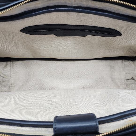 Celine Phoebe Triptyque Leather Shoulder Bag Satchel Black - New $3800 - Picture 9 of 15